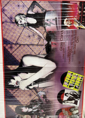 GLASS CANDY - LOVE LOVE LOVE PROMO POSTER