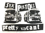 SEX PISTOLS - PRETTY VACANT BACK PATCH