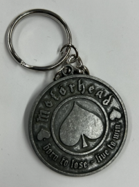 MOTORHEAD - BORN TO LOSE LIVE TO WIN METAL KEY CHAIN