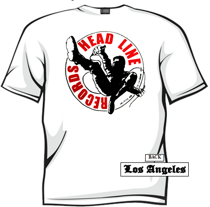 HEADLINE RECORDS - CLASSIC LOGO 2 COLORS TEE SHIRT