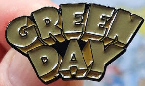GREEN DAY - NEW LOGO CUT OUT ENAMEL PIN