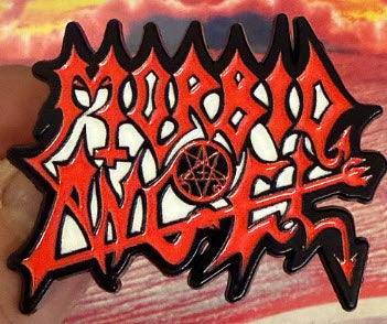 MORBID ANGEL - LOGO CUT OUT ENAMEL PIN