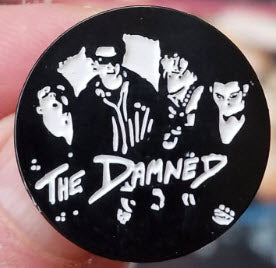 DAMNED - NEW ROSE ENAMEL PIN