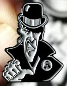 MAJOR ACCIDENT - FIGHT TO WIN CUT OUT ENAMEL PIN