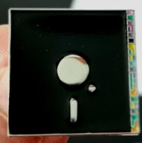 NEW ORDER - BLUE MONDAY ENAMEL PIN