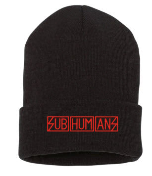 SUBHUMANS - SUBHUMANS (RED LETTERS) BEANIE