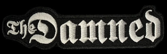 DAMNED - DAMNED CUT OUT EMBROIDERED PATCH