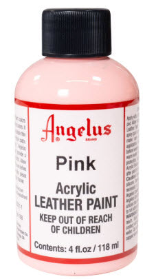ANGELUS LEATHER PAINT PINK ACRYLIC