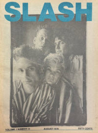SLASH MAGAZINE VOL 1 ISSUE #12 - AUGUST 1978 - USED MAGAZINE