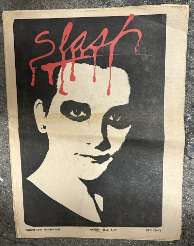 SLASH MAGAZINE VOL 1 NUMBER #1 MAYDAY 1977 - USED MAGAZINE