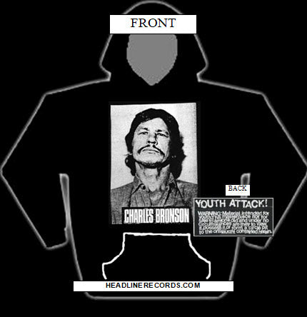 CHARLES BRONSON - YOUTH ATTACK HOODIE SWEATSHIRT