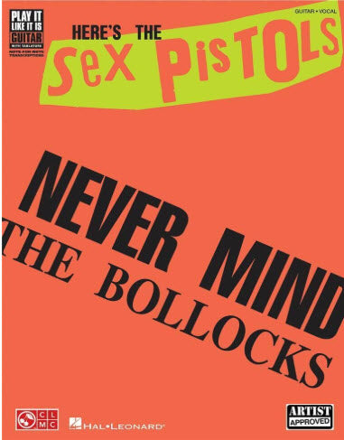 SEX PISTOLS - HERE'S THE SEX PISTOLS, NEVER MIND THE BOLLOCKS SONG BOOK