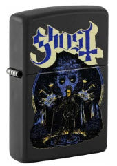 GHOST - BLACK MATTE ZIPPO LIGHTER REFILL METAL
