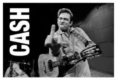 JOHNNY CASH - FINGER (HORIZONTAL) POSTER