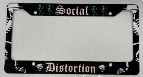 SOCIAL DISTORTION - LOGO LICENSE PLATE