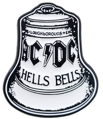AC/DC - HELLS BELLS CUT OUT ENAMEL PIN