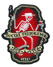 SOCIAL DISTORTION - POR VIDA EMBROIDERED PATCH