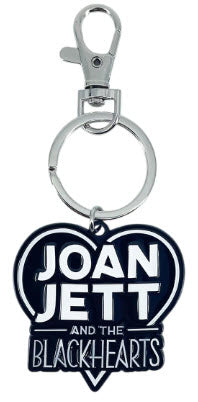 JOAN JETT & THE BLACKHEART - LOGO METAL KEY CHAIN