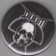 DOOM - GAS MASK 2.25" BIG BUTTON