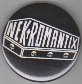 NEKROMANTIX - COFFIN 2.25" BIG BUTTON