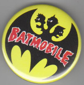 BATMOBILE - LOGO 2.25" BIG BUTTON