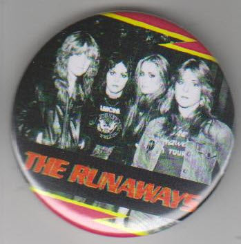 RUNAWAYS - BAND PICTURE 2.25" BIG BUTTON