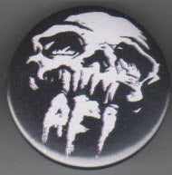 AFI - SKULL  2.25" BIG BUTTON