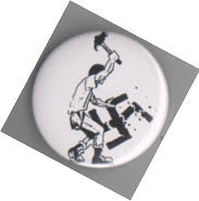 2.25" BIG BUTTON - SMASH SWASTIKA