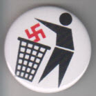 2.25" BIG BUTTON - TRASH SWASTIKA