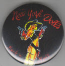 NEW YORK DOLLS - COWGIRL 2.25" BIG BUTTON