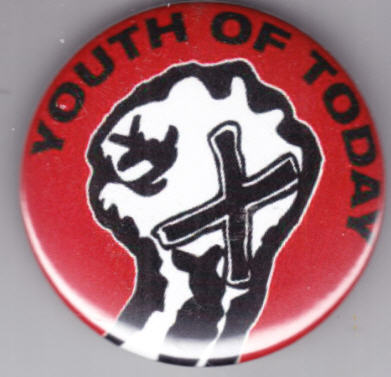 YOUTH OF TODAY - FIST 2.25" BIG BUTTON