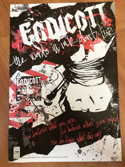 ENDICOTT - THE WORDS POSTER