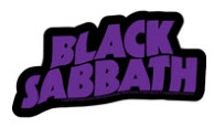 BLACK SABBATH - BLACK SABBATH CUT OUT STICKER