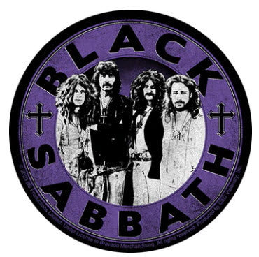 BLACK SABBATH - BAND CIRCLE STICKER