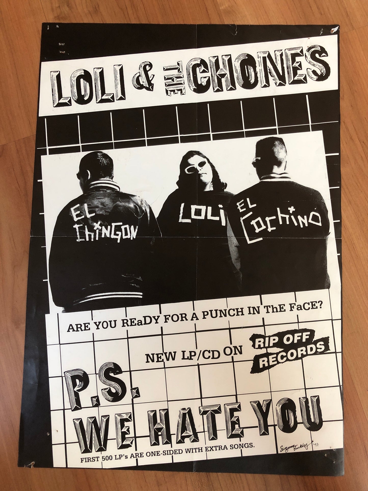 LOLI & THE CHONES - S/T POSTER