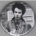 SEX PISTOLS - SID VICIOUS PICTURE 2.25" BIG BUTTON