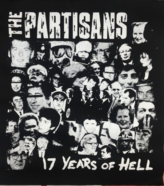 PARTISANS - 17 YEARS OF HELL BACK PATCH