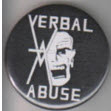 VERBAL ABUSE - LOGO 2.25" BIG BUTTON