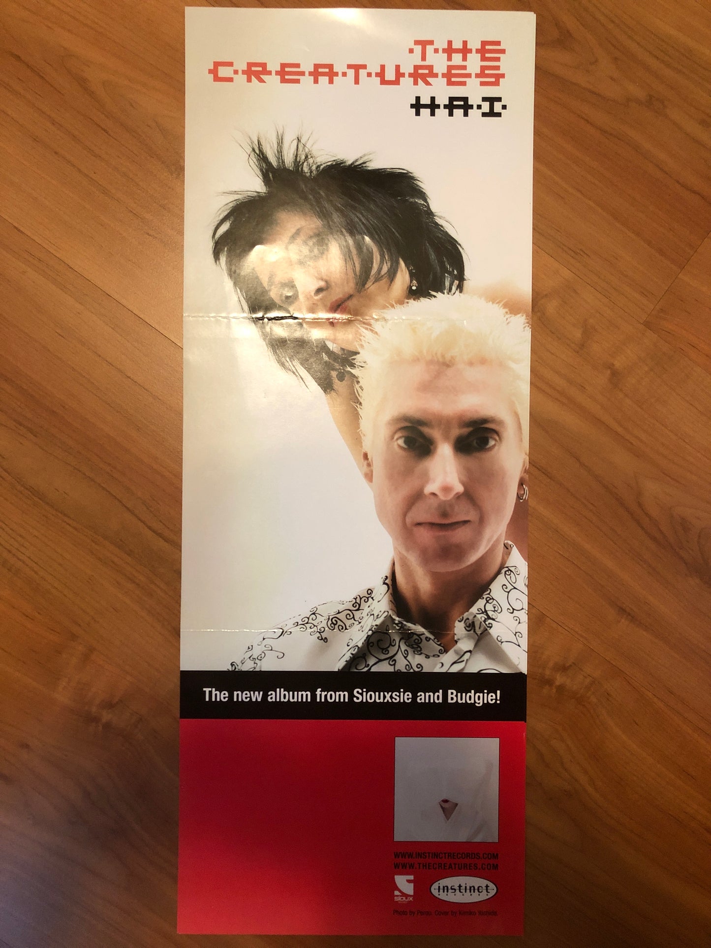 SIOUXSIE &BUDGIE - THE CREATURES POSTER