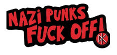 DEAD KENNEDYS - NAZI PUNK FUCK OFF CUT OUT STICKER