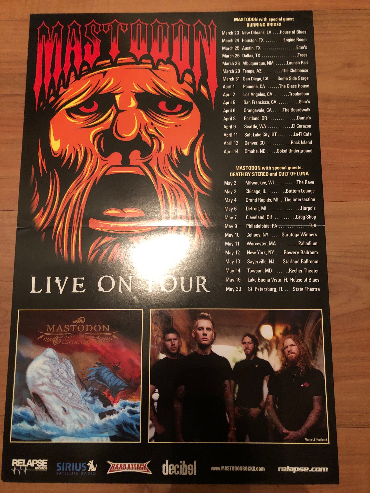 MASTODON LIVE ON TOUR