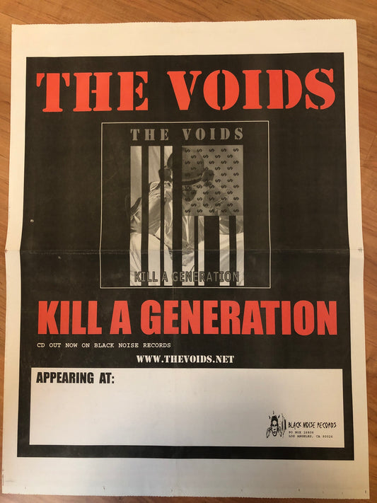 VOIDS - KILL A GENERATION POSTER