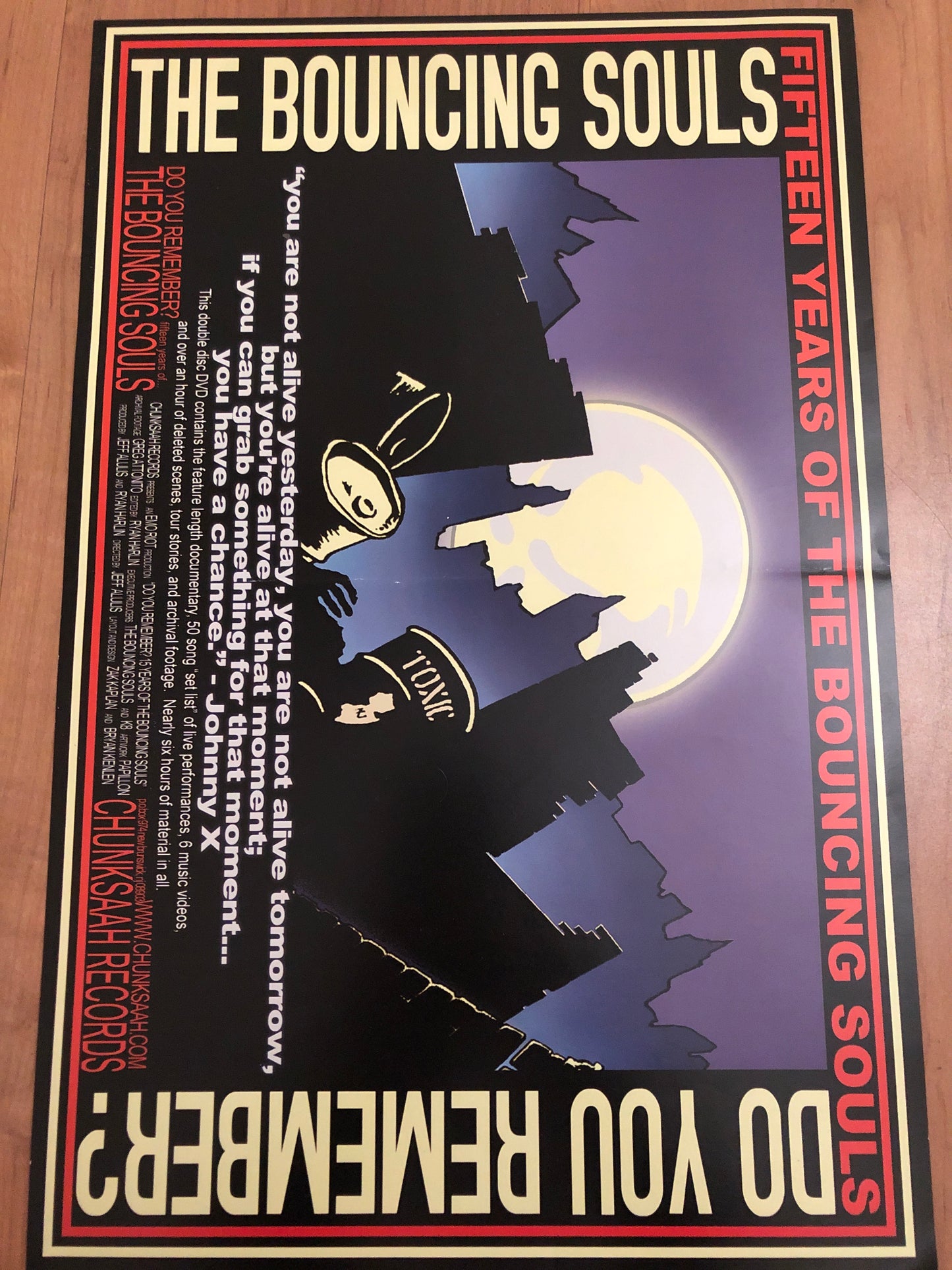 BOUNCING SOULS - FIFTEEN YEARS POSTER