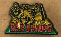 BAD BRAINS - LION DIE CUT ENAMEL PIN BADGE