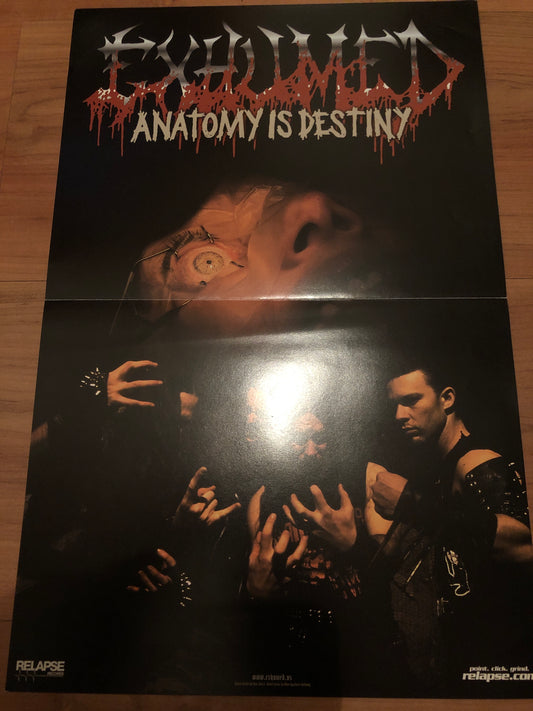 EXHUMED - ANATOMY IS DESTINY POSTER