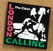 CLASH - LONDON CALLING (COVER) ENAMEL PIN BADGE