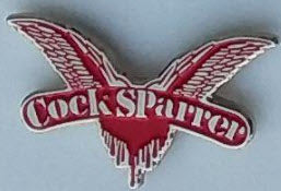 COCK SPARRER - LOGO ENAMEL PIN BADGE