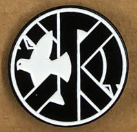 CRASS - LOGO + DOVE ENAMEL PIN