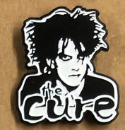 CURE - ROBERT SMITH CUT OUT ENAMEL PIN