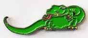DEAD MILKMEN - BIG LIZARD ENAMEL PIN